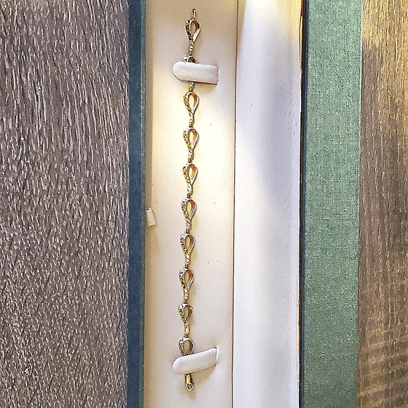 Chain bracelet in 10k gold - Picture 1 of 2